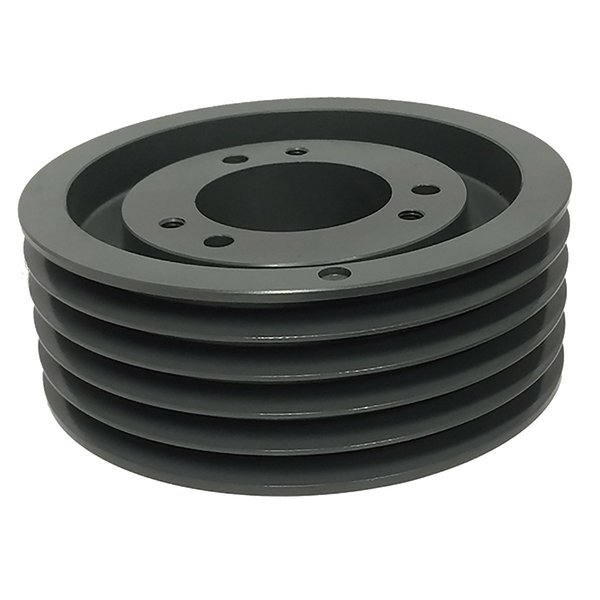 B B Manufacturing Bushing 5 Groove V-Belt Pulley 7.1 inch OD 55V710SF